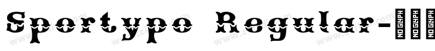 Sportypo Regular字体转换 Sportypo Regular字体转换